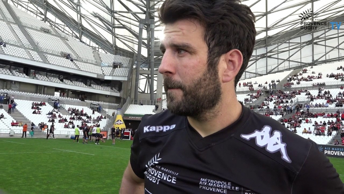 Regis Lespinas après Provence Rugby / Tarbes