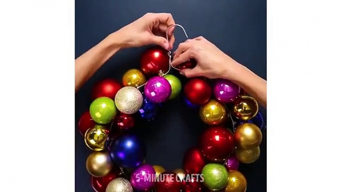 3 Christmas holiday decorations you can make at home l 5-MINUTE CRAFTS