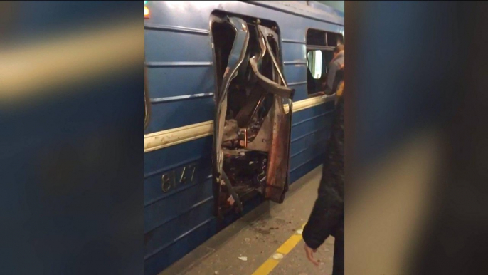 Russia: Deadly blast rocks St. Petersburg metro