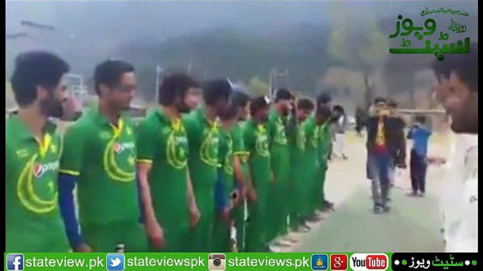 Kashmiri Youngster Played Cricket In Uniform of Pakistani Cricket Team