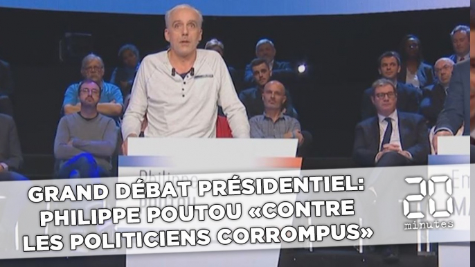 Grand débat présidentiel: Philippe Poutou «contre les politiciens corrompus»