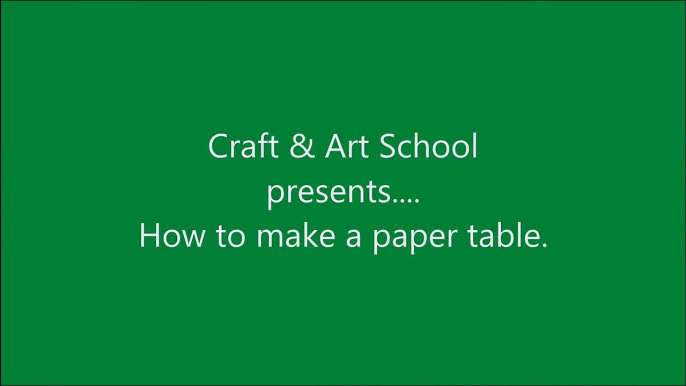 How to make origami paper table - 2 _ Origami _ Paper Folding Craft Videos & Tutorials.-gI-