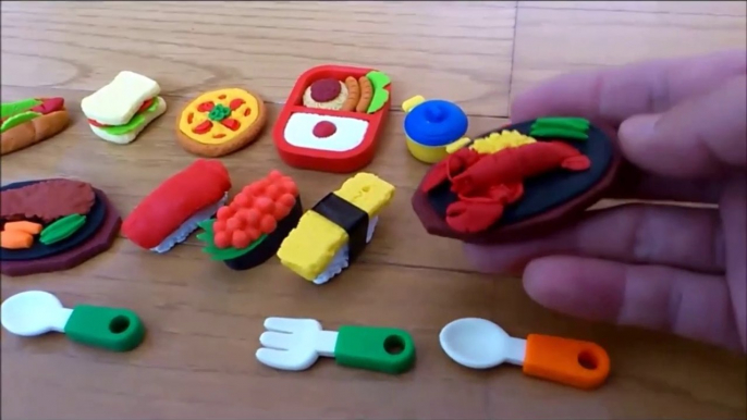 Kawaii ! Cute ! Fast foods Erasers from Japan - PINKORO Vlog-Ic