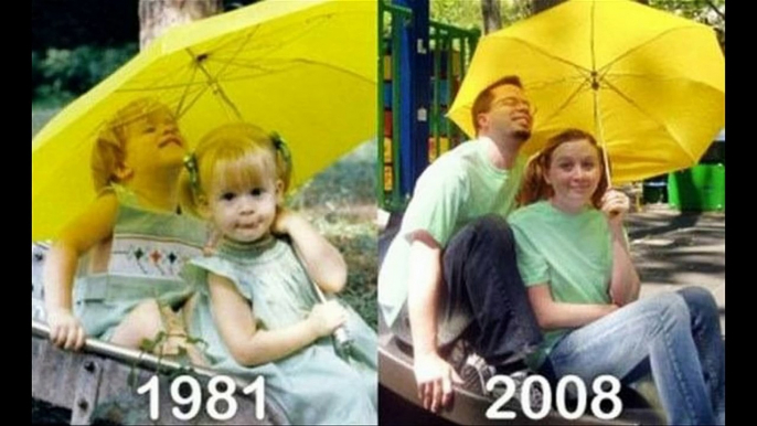 Awkward Family Photos - Then and Now 2017