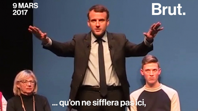 Avant, Emmanuel Macron n'attaquait personne