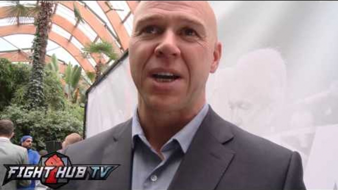 Dominic Ingle discussing Kell Brooks victory over Shawn Porter