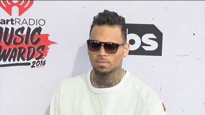 Chris Brown 2016 iHeartRadio Music Awards Red Carpet