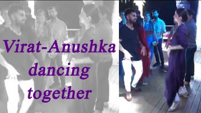 Virat Kohli dances with Anushka Sharma at Yuvraj-Hazel's Goa wedding, Watch Video | Oneindia News