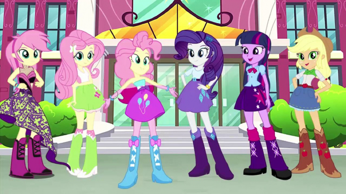 KIds MY LITTLE PONY EQUESTRIA GIRLS Mane 6 Transform Into FLUTTERSHY MLP Coloring Games Awesome