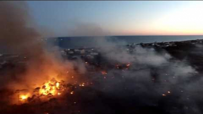 St George Island Brush Fire Triggers Evacuations