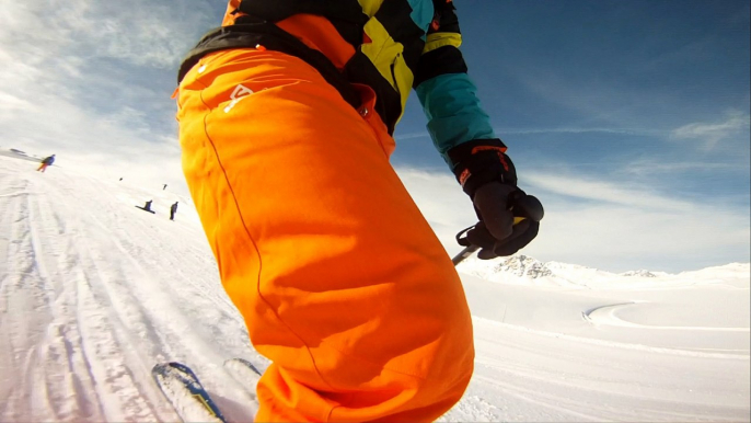 Skiing Val d'Isere 2017