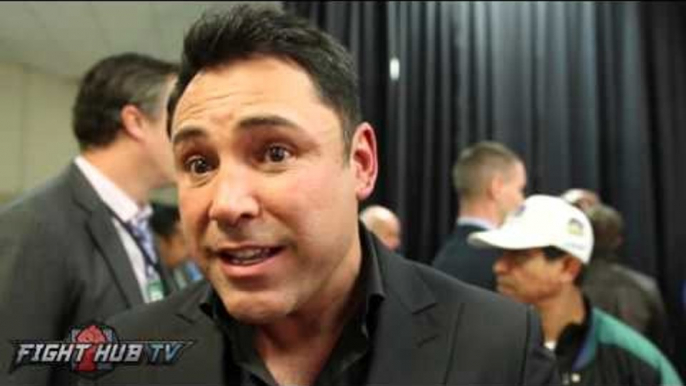 Oscar De La Hoya "Hopkins wishes he would fight Golovkin, he would dismantle him, take him apart!"