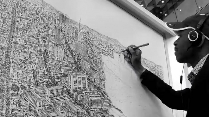 This artist draws cityscapes entirely from memory [Mic Archives]