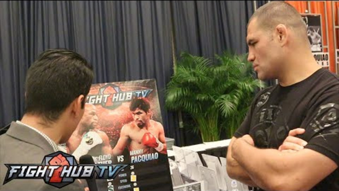 Cain Velasquez's EPIC Floyd Mayweather vs. Manny Pacquiao chart breakdown