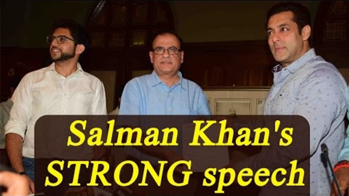 Salman Khan's heartfelt speech on BMC open defecation CAMPAIGN; Watch Video | Oneindia News