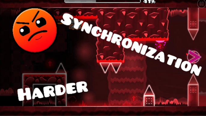 Geometry Dash - Synchronization By Saabs [Harder]