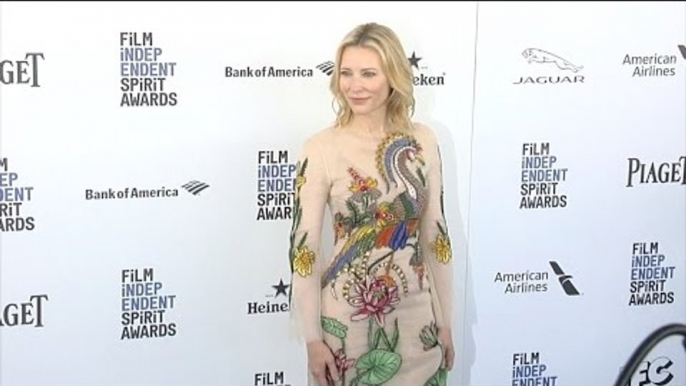 Cate Blanchett 2016 Film Independent Spirit Awards Blue Carpet