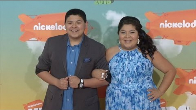 Rico & Raini Rodriguez Kids' Choice Awards Orange Carpet Arrivals