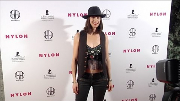 Pollyanna McIntosh NYLON "Muses & Music" Grammy Pre-Party Red Carpet in Los Angeles