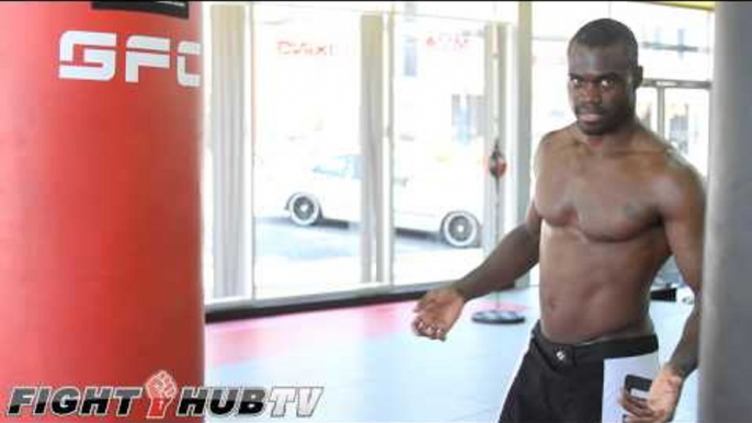 Uriah Hall teaches how to throw a spinning hook kick