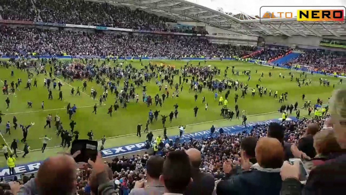 Brighton and Hove Albion promoted to Premier League [Fans Party!]