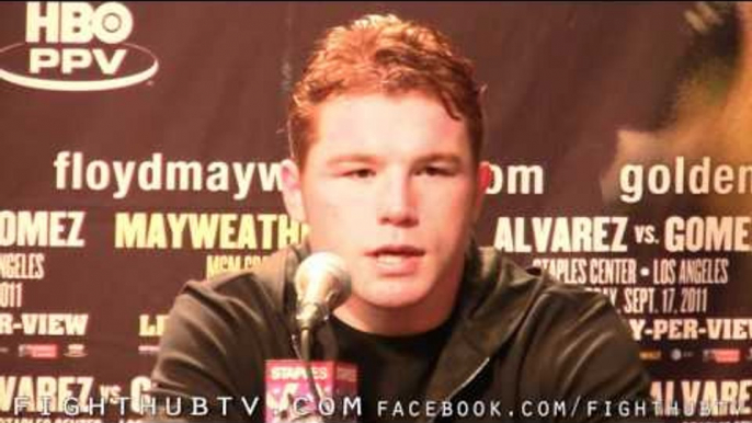 Saul Alvarez vs. Alfonso Gomez- Conferencia de presna despues de la pelea