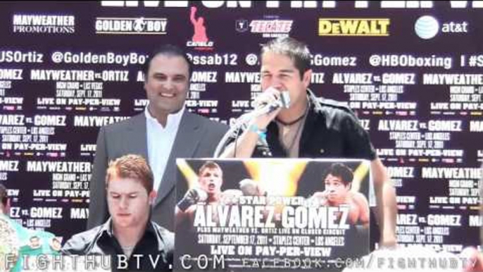 Alfonso Gómez rapea sobre Saúl "Canelo" Álvarez/ Alfonso Gomez Raps about Saul Alvarez