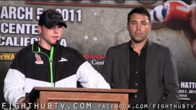 Saul "Canelo" Alvarez vs. Matthew Hatton Post fight Conference Highlights