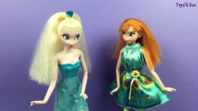 Frozen Elsa and Anna Dolls Makeover! Frozen Hairstyle and Dress Up. Disney Princess Video.