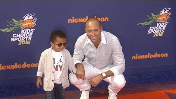 Derek Jeter // Kids' Choice Sports 2015 Orange Carpet Arrivals