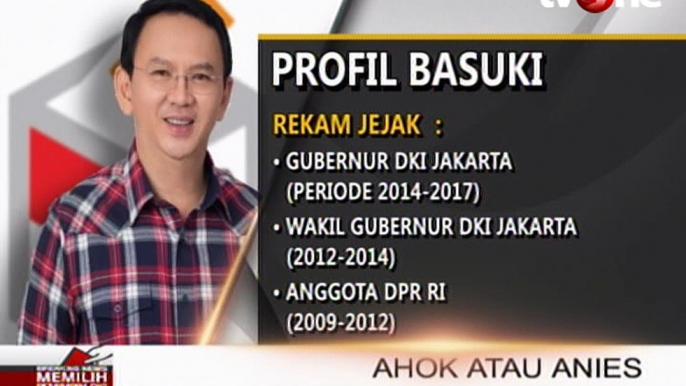 Profil dan Rekam Jejak Pasangan Calon Gubernur DKI Jakarta