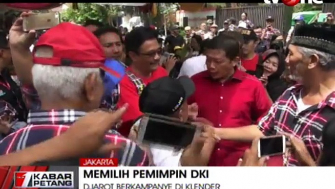 Djarot Kampanye di Klender, Relawan Agus-Sylvi Beri Dukungan