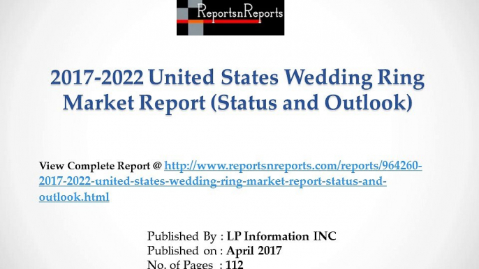 Wedding Ring Market Trends and 2022 Forecasts for Manufacturers