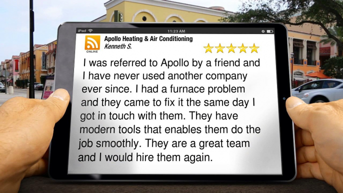 Lake Dallas HVAC Companies – Apollo Heating & Air Conditioning Incredible Five Star Review