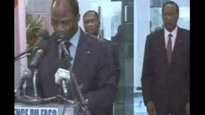 Communiqué final de la visite du Président Alassane Ouattara au Burkina Faso