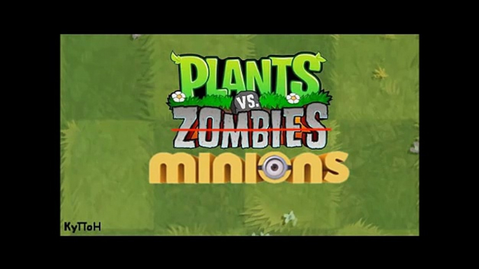 Plants vs zombies ANIMATION Plants vs Minions (Cartoon)