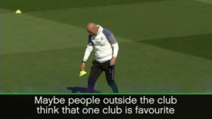 Zidane shrugs off favourites tag for Clasico