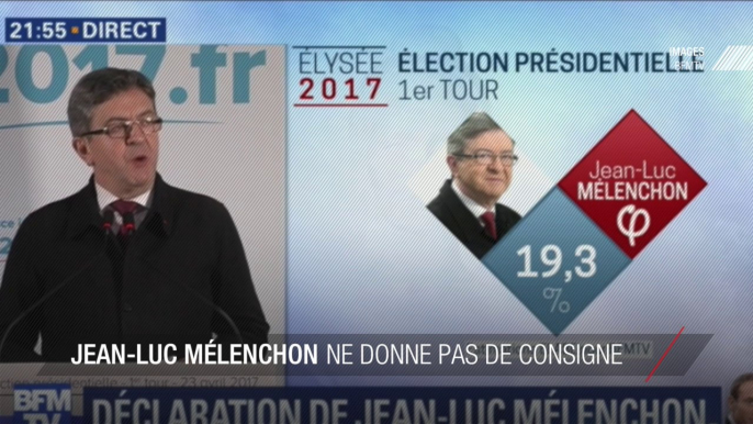 Jean-Luc Mélenchon ne donne pas de consigne de vote