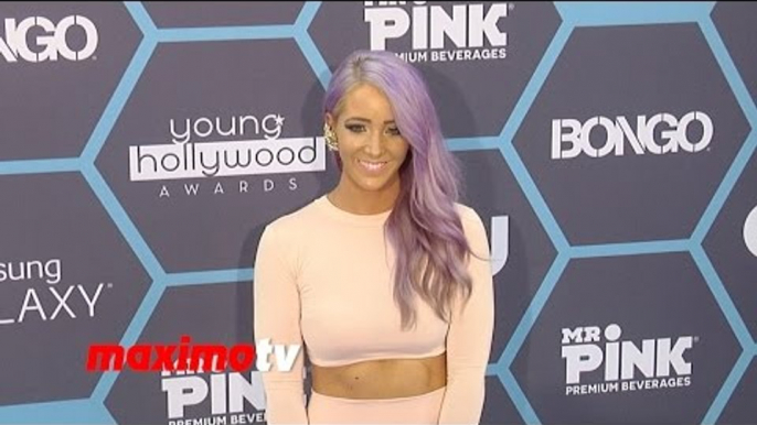 Jenna Marbles | 2014 Young Hollywood Awards | Arrivals | Purple Hair