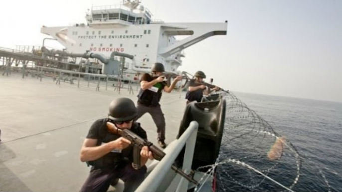 Somali Pirates VS Ship's Private Security Guards