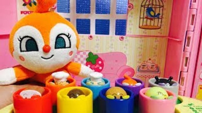 ★アンパンマン★【キッズ動画】おもちゃアニメ ドキンちゃんピアノ発表 かくれんぼ animation Anpanman Toy Piano