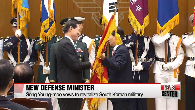 Song Young-moo takes office as new defense minister, vows military reform