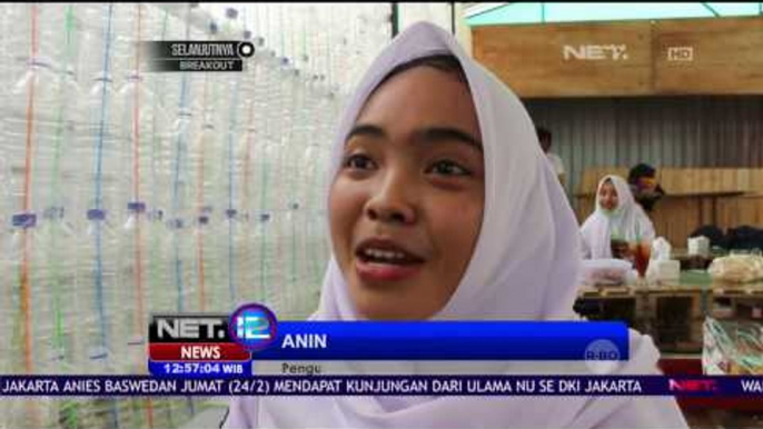 Bangunan dari Botol Sampah, Tarik Minat Pengunjung ke Kedai Makan ini - NET12