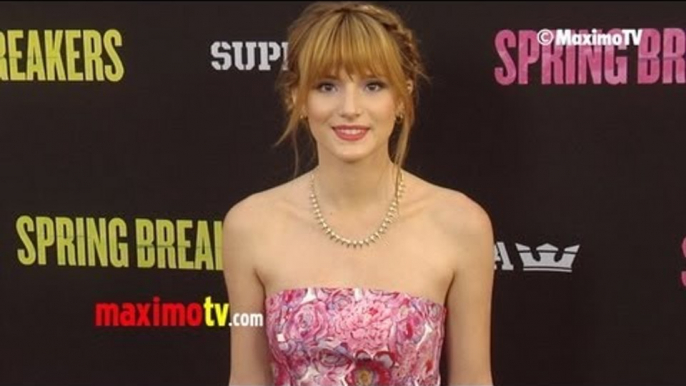 Bella Thorne "Spring Breakers" Los Angeles Premiere ARRIVALS