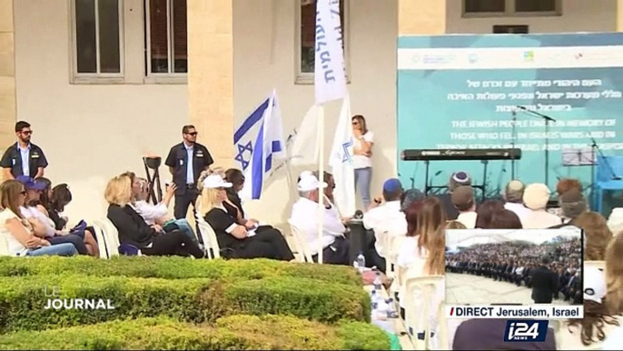 Israël - Yom HaZikaron. Cérémonie en mémoire des victimes de l'antisémitisme