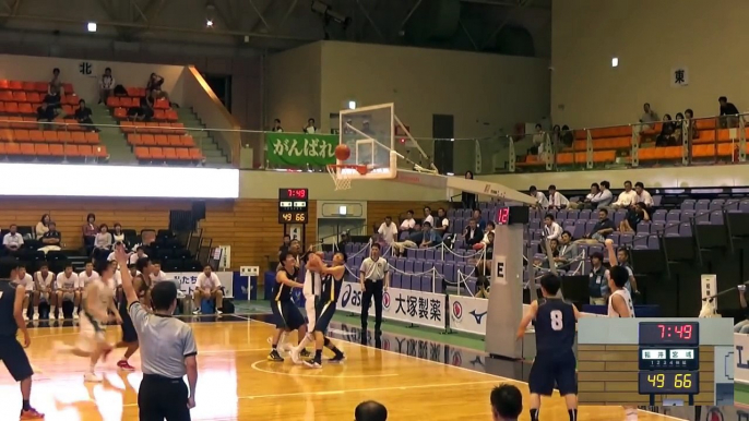 宮城vs福井(4Q)高校バスケ 2015 わかやま国体少年男子バスケ準決勝