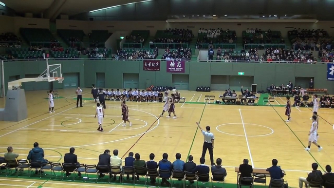 桐朋vs早稲田実業(4Q)高校バスケ 2015 東京都新人戦本大会決勝リーグ