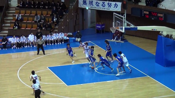 東京成徳vs八雲学園(4Q)高校バスケ女子 2014 東京都新人戦決勝リーグ3日目