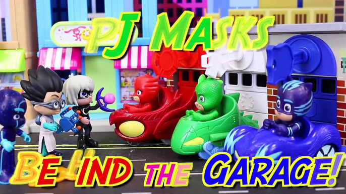 PJ Masks Lock N Roll Rescue Garage Find Superheroes with Color Learning Searching Catboy and Owlette-T81Okol