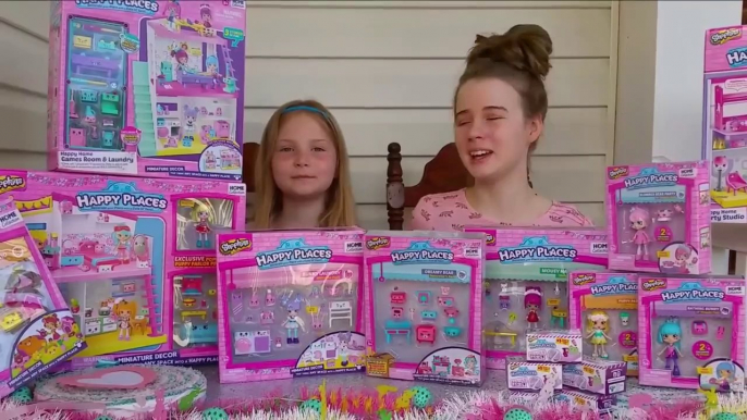 Shopkins HAPPY PLACES Season 2 Shoppies, Petkins, Happy Homes Dollhouse Playsets HUGE UNBOXING!!!-lgb7